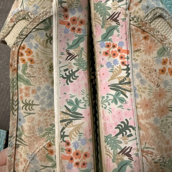 KEDS X RIFLE PAPER Co Double Decker Meadow Sneaker - Women's 8.5M, Pink Multi - Picture 9 of 9